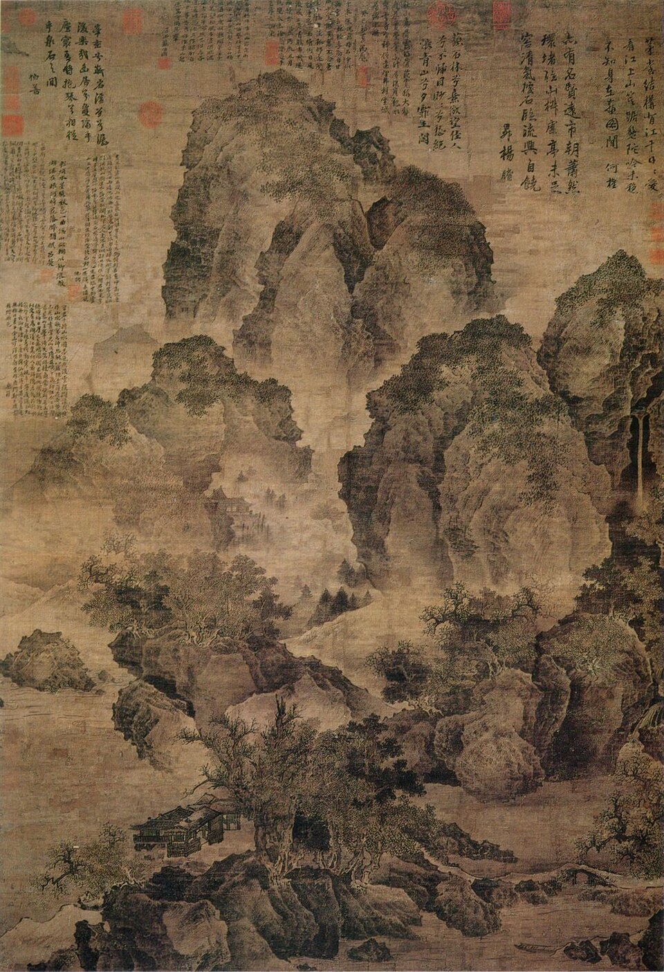 Classical Chinese landscape scroll
